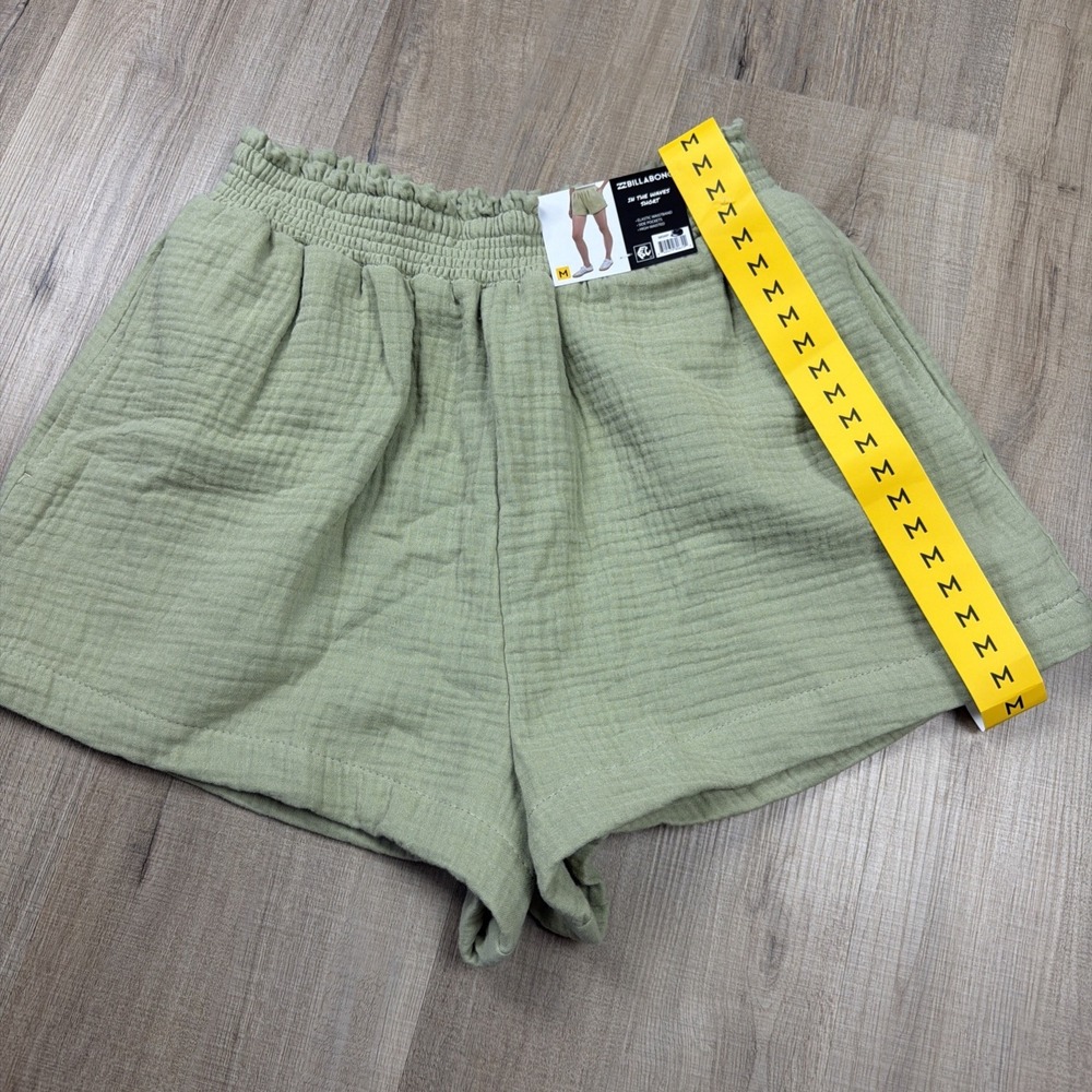 Billabong In The Waves Short Avocado 100% Cotton Gaze NWT Medium - Picture 6 of 11